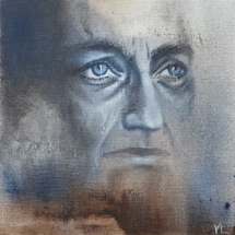 Huile sur toile 20x20 cm, 80 euros Desole