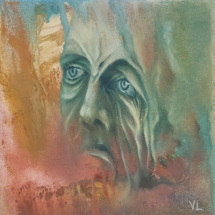 Huile sur toile 20x20 cm, 80 euros Las