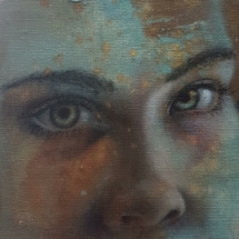 huile sur toile, 12x12cm VENDU CEstBienVrai