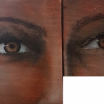 huile sur toile, 8x8 et 6x6 cm, 60 euros JeSAIS
